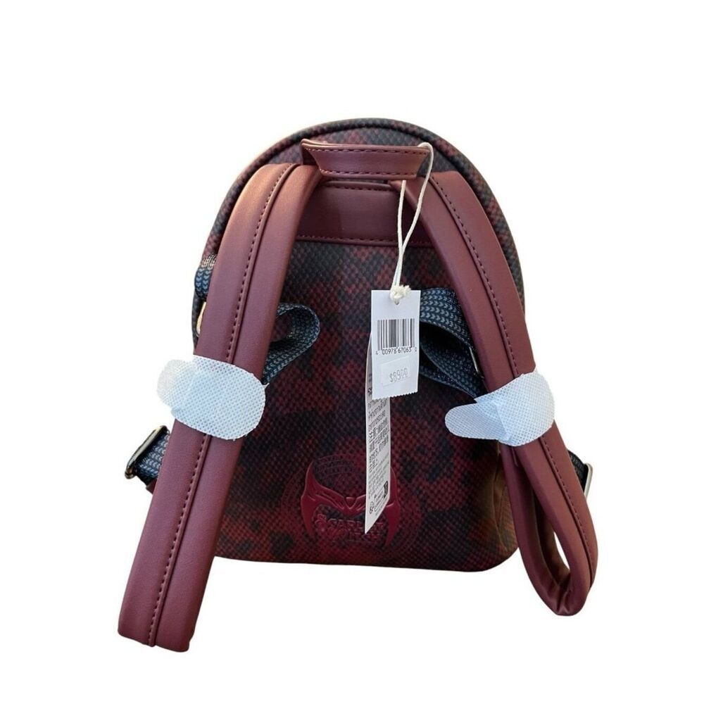 Disney Parks Loungefly Marvel Mystical Avenger Scarlet Witch Red Mini Backpack - Picture 5 of 5